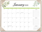 Desk Calendar 2026-2027 with Desk Mat – 17" x 12" Large Desk Pad Calendar Runs from January 2026 to June 2027, Office Supplies Desktop Monthly Calendar for Home & Office