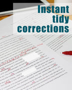 Lzerking Correction Tape, White, 6-Count, Make Instant Corrections With No Drying Time