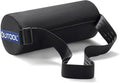 QUTOOL Lumbar Roll, Lumbar Support Pillow for Office Chair with Non-Slip Wider Strap, Back Pain Relief & Posture Improvement, Washable Cover, Office Desk & Car Accessories, Medium Soft