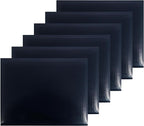 GraduationMall 8.5"x11" Smooth Padded Diploma Cover Certificate Holder Darkblue,6-Packs