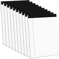 Note Pads 8.5 x 11 Inch, 10 Pack, Legal Pads 8.5 x 11, 30 Sheets Each, Wide/Legal Ruled, White Lined Legal Pads, Micro Perforated, Premium Thick Paper, Paper Pads Lined Writing Pads for School Office