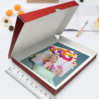 Lineco Folio Storage Box, Faux Leather Cover, Clamshell Design, 9.5x12.5x1.75 Inches, Archival Boxboard, Preserve Photos, Cards, Magazines, Documents, Art, Ephemera, Family Records, Red, Pack of 1