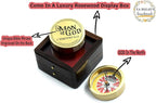 For I Know The Plans I Have For You, Jeremiah 29:11, Solid Brass Directional Engraved Compass, Baptism Gifts for Boys Girls, First Communion, Christian Gifts for Men, First Confirmation Gifts for Boys