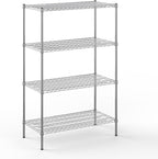 Regal Altair 21" Deep x 42" Wide x 64" Height Wire Shelving Kit | 4-Tier | NSF Commercial Storage Rack Unit