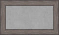 Amanti Art Grey Framed Magnetic Board 17x29 Small Vision Board for use with Magnets, 100% Metal Sheet to Display Items as Office Decor or for Home Organization in mudroom, Kitchen or Kids Room