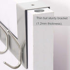 WEBI Over The Door Hooks for Clothes:Door Hanger,Over The Door Towel Rack,Door Coat Hanger Door Coat Rack for Hanging Towels,Hats,Behind Back of Bathroom,Bronze,2 Packs