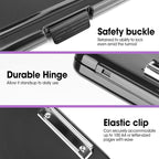 8 Pack Clipboard with Storage, High Capacity Storage Clipboard 8.5 x 11 with Pen Holder, Letter / A4 Size, Inner Plastic Folder Attached for Teacher Office Home, Size 13.4 x 9.4 x 0.9 in