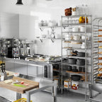 Regal Altair 14" Deep x 30" Wide x 86" Height Wire Shelving Kit | 10-Tier | NSF Commercial Storage Rack Unit