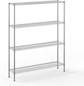 Regal Altair 14" Deep x 60" Wide x 74" Height Wire Shelving Kit | 4-Tier | NSF Commercial Storage Rack Unit