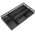 EsOfficce Drawer Organizer, Desk Organizer, Black Metal Mesh Drawer, Desk Drawer Organizer for Home Office and School,11.02X 6.10 X 1.38 Inch,Black
