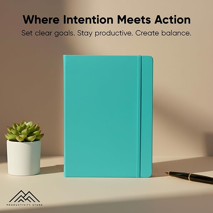 Dated, 2026 Planner, 8.5" x 11" - The #1 Productivity Planner to Achieve Your 2026 Goals - Planner 2026-2027 by PRODUCTIVITY STORE (A4, TEAL)