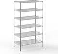 Regal Altair 24" Deep x 42" Wide x 74" Height Wire Shelving Kit | 6-Tier | NSF Commercial Storage Rack Unit
