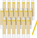 Zhehao 120 Pieces 2.8 mm Carpenter Pencils Lead Refills HB Refill for Construction Pencils Refills Mechanical for Writing Drawing Drafting Woodworking Construction(Yellow)