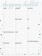 Graphique Large Magnetic Notepad, Shopping Checklist – 150 Sheets, 6” x 8” – “Shopping Checklist”, Sticks to Any Magnetic Surface, Perfect for Shopping and Grocery Lists, Makes a Great Gift