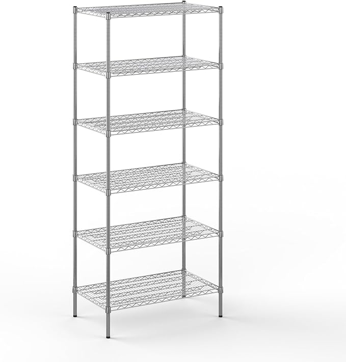 Regal Altair 21" Deep x 36" Wide x 86" Height Wire Shelving Kit | 6-Tier | NSF Commercial Storage Rack Unit