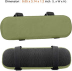 MOSISO Chair Armrest Pads (2 Pack), Memory Foam Home/Office Chair Arm Rest Covers Comfy Computer Gaming Elbow Cushion Removable Washable Elbow Support Forearm Pressure Relief, Olive Green