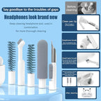 Keyboard Cleaning Kit Laptop Cleaner, 32-in-1 Computer Screen Cleaning Brush Tool, Multi-Function PC Electronic Cleaner Kit for iPad iPhone Pro, Earbuds, Camera Monitor(White)