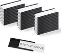 Realth C Channel Magnetic Label Holders 30 Pack 0.78" x 2" - Magnetic Signs for Shelving, Storage Bins, Classroom, Office, Library, Supermarket