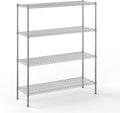 Regal Altair 18" Deep x 54" Wide x 64" Height Wire Shelving Kit | 4-Tier | NSF Commercial Storage Rack Unit