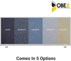 OBEX Acoustical Cubicle Privacy Screen Extender Desk Panel & Office Divider, Add Separation & Block Noise, 12" x 36", Twilight