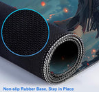 Fantasy Wuxia Extended Anime Mouse Pad, Large Gaming Mouse Pad XXL Laptop Mouse Keyboard Pad 35.4 x 15.7-Inch Office Desk Decoration