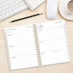 2026 Planner - Planner 2026 from January 2026 to December 2026, Weekly & Monthly Planners Spiral Bound with 12 Monthly Tabs, Inner Pocket, 6.4" x 8.5", Pink