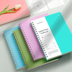 EMSHOI B5 Spiral Notebook Bullet Dotted journal, Large 7.48" X 10.15", 300 Pages/150 Sheets, 100gsm Dot Grid Paper, Waterproof Hardcover, for Office School Women Men Work Writing Notes-Purple