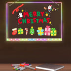 SetGame LED Drawing Board for Kids, 16 Inch Doodle LED Note Boards with Colors, 2026 Birthday Gifts for Boys Girls Ages 5 6 7 8 9 10 12+ Year Old, Magic Glow Art Toys for 6 7 8 9 10 Year Old