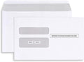 50 W2 Envelopes Self-Seal For W2 2-Up IRS Tax Forms W2 Double Window Security Envelopes For QuickBooks Online, Desktop, ADP and Other Software W2 Forms, Pack of 50 Envelopes