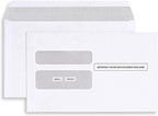 50 W2 Envelopes Self-Seal For W2 2-Up IRS Tax Forms W2 Double Window Security Envelopes For QuickBooks Online, Desktop, ADP and Other Software W2 Forms, Pack of 50 Envelopes