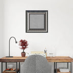 Amanti Art Silver Framed Magnetic Board 18x18 X-Small Vision Board for use with Magnets, 100% Metal Sheet to Display Items as Office Decor or for Home Organization in mudroom, Kitchen or Kids Room