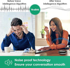 Yealink Bluetooth Speakerphone Conference Microphone Teams-Certified CP900 Enhanced Noise Reduction Algorithm Home Office 360° Voice Pickup