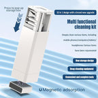 Keyboard Cleaning Kit Laptop Cleaner, 32-in-1 Computer Screen Cleaning Brush Tool, Multi-Function PC Electronic Cleaner Kit for iPad iPhone Pro, Earbuds, Camera Monitor(White)