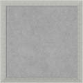 Amanti Art Silver Framed Magnetic Board 14x14 X-Small Vision Board for use with Magnets, 100% Metal Sheet to Display Items as Office Decor or for Home Organization in mudroom, Kitchen or Kids Room