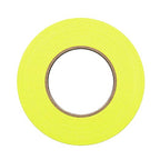 1" Width ProTapes Pro Gaff Premium Matte Cloth Gaffer's Tape With Rubber Adhesive, 50 yds Length x, Fluorescent Yellow (Pack of 1)