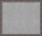 Amanti Art Grey Framed Magnetic Board 45x53 Oversize Vision Board for use with Magnets, 100% Metal Sheet to Display Items as Office Decor or for Home Organization in mudroom, Kitchen or Kids Room