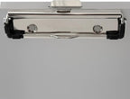 Saunders Metal Clipboard with Storage, Silver Dual Layer Nursing Clipboard Folio, Letter Size Paper Organizer, Slim Steel Clip, Form Holder Clip Board for Office, School & Work - Made in USA