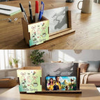 ZXAZXA Pen Holder for Desk Office Desk Accessories Multi-functional Office Pen Holders Hello Spring Desk Pencil Holders Gifts for Women Men Coworkers Friends Employee Teacher