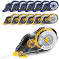M&G 12 pack 68.9 Feet correction tape,826.8FT/ 252M in total, Correction tape bulk for Office, Note Taking, Journal,Easy to Use Applicator for Instant Corrections