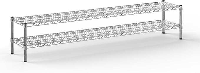 Regal Altair 14" Deep x 72" Wide x 14" Height Wire Shelving Kit | 2-Tier | NSF Commercial Storage Rack Unit