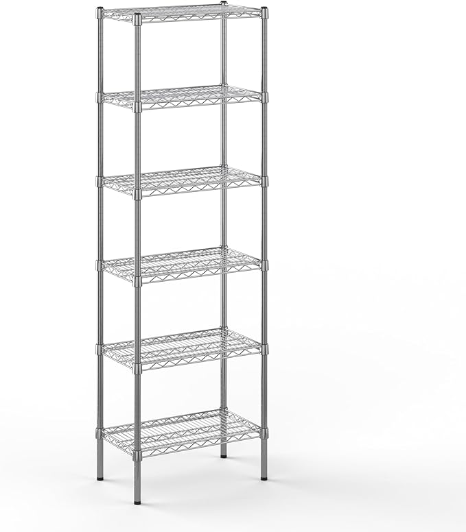 Regal Altair 14" Deep x 24" Wide x 74" Height Wire Shelving Kit | 6-Tier | NSF Commercial Storage Rack Unit
