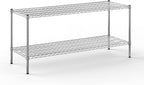Regal Altair 21" Deep x 60" Wide x 27" Height Wire Shelving Kit | 2-Tier | NSF Commercial Storage Rack Unit
