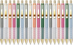 Linbsunne Gel Pens Black Ink Pen 0.5mm fine Point Pens Smooth Writing Retractable Office Supplies (18-count)