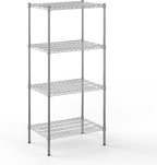 Regal Altair 21" Deep x 30" Wide x 64" Height Wire Shelving Kit | 4-Tier | NSF Commercial Storage Rack Unit