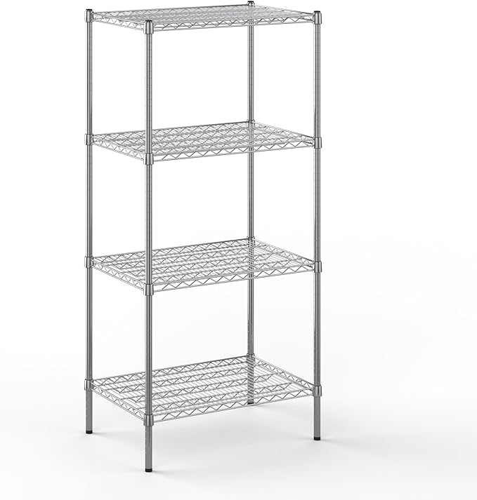 Regal Altair 21" Deep x 30" Wide x 64" Height Wire Shelving Kit | 4-Tier | NSF Commercial Storage Rack Unit
