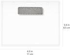 Amazon Basics Horizontal Magnetic Name Badge Holder - 100 Pack, Clear