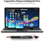 Vebermo 15 Pack Motivational Pen Set - Inspirational Quotes Retractable Ballpoint Pens for Office School Supplies, Encouragement Gifts for Women & Men, Multicolor