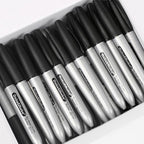 Dabo&Shobo Dry Erase Markers, 100 Count Black Whiteboard Markers, New Barrel Color, Low Odor, Chisel Tip, Suitable for School, Office, or Home