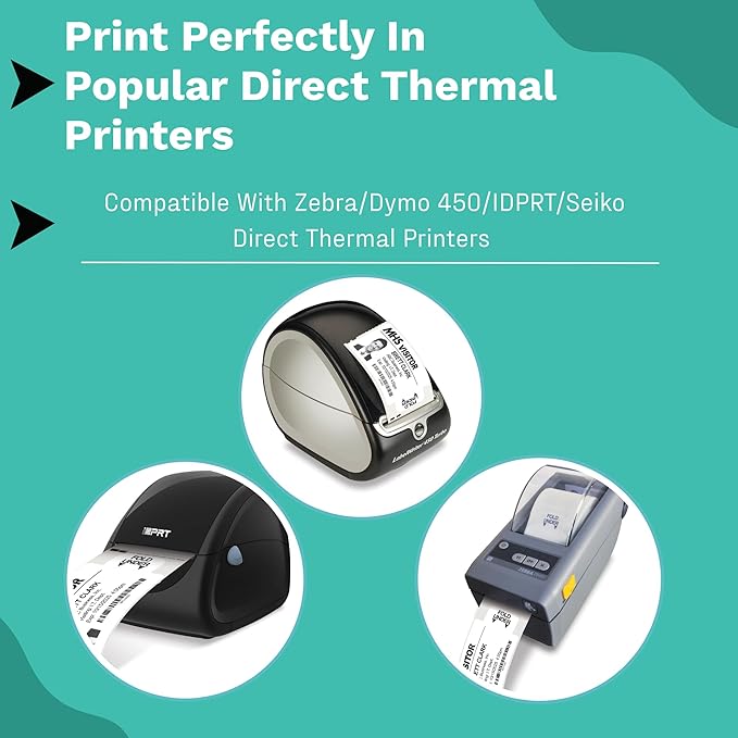 Threshold 4-Inch Tab Expiring Visitor Badges on a Roll | 1 Roll (250 Badges) Compatible with Zebra/Dymo450/IDPRT/Seiko Direct Thermal Printers | Name Tags | Hospital, Office & Secretary Supplies