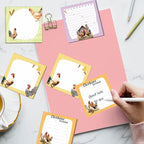 Lovarywow Chicken Sticky Notes Gifts - 9Pack Cute Sticky Notes 3x3 Roosters Chicken Gifts for Women Chicken Scratch Funny Post Notes Animals Self-Stick Notes Pads Office School Supplies 450 Sheets